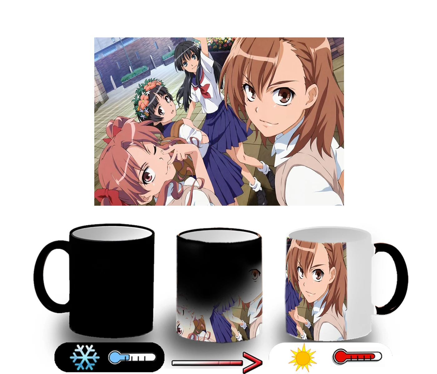 Magic CUP TOARU KAGAKU NOT RAILGUN magic mug