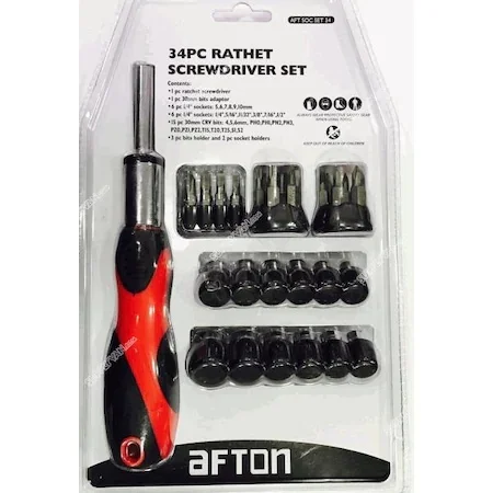 High Quality 34 PCs Socket Set Ratcheting Screwdriver Bit 431621308