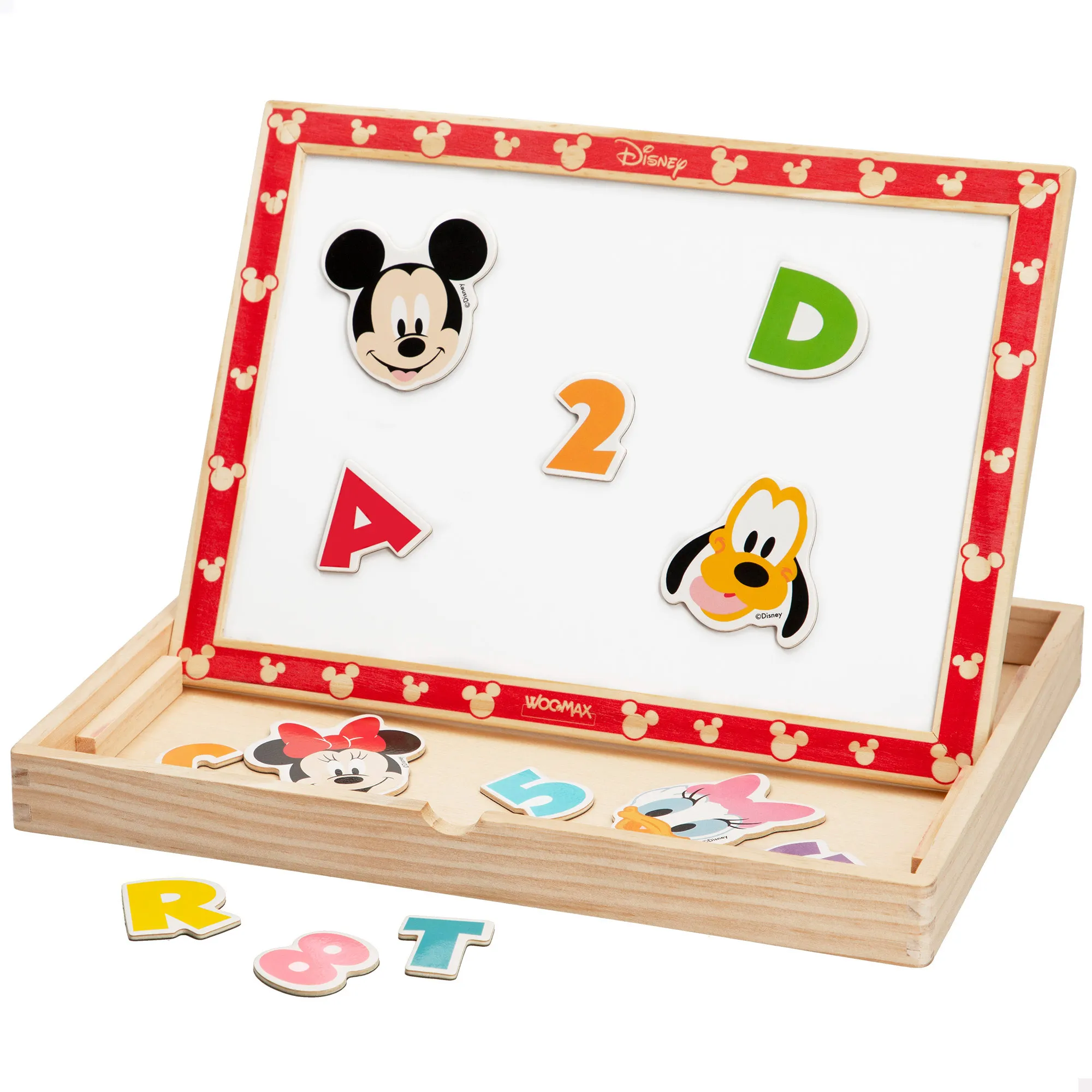 Wooden Magnetic blackboard 2 in 1 WOOMAX Disney, educational toys, kids toys 4 years old, slate 2 in 1, Disney Magnetic blackboard, wooden toys, children's blackboard, children's