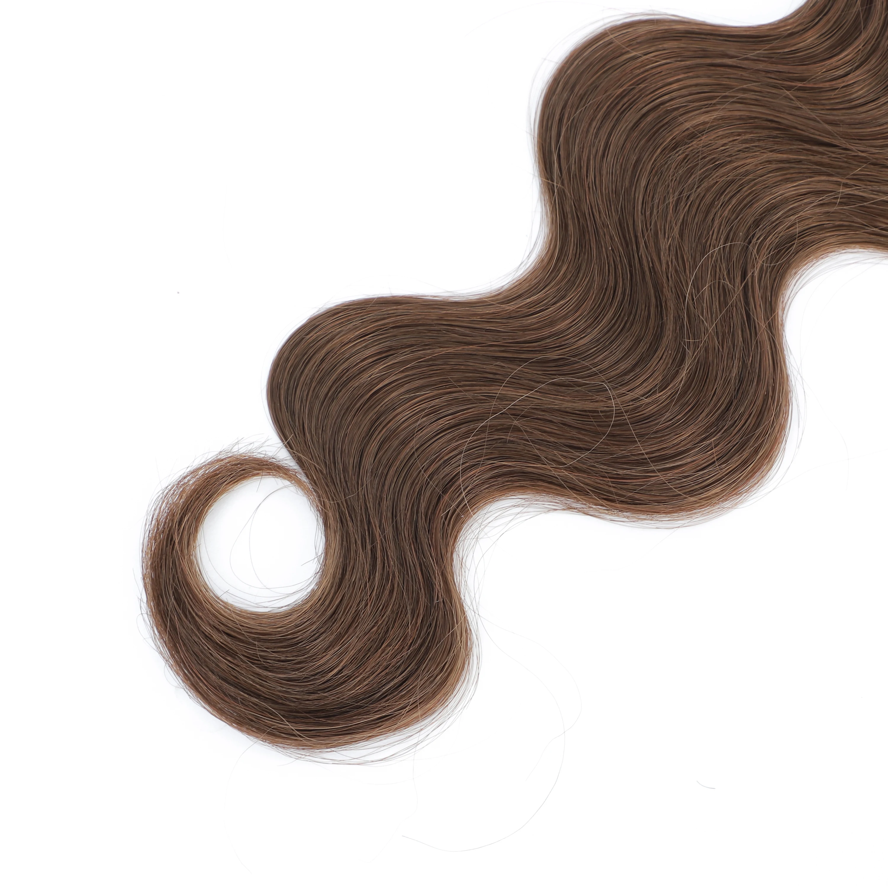 Body Wave Bundles Brazilian Hair Weave Bundles Deal 1/3/4 PCS 1B/Natural/Brown/Piano Blonde Synthetic Hair Extensions