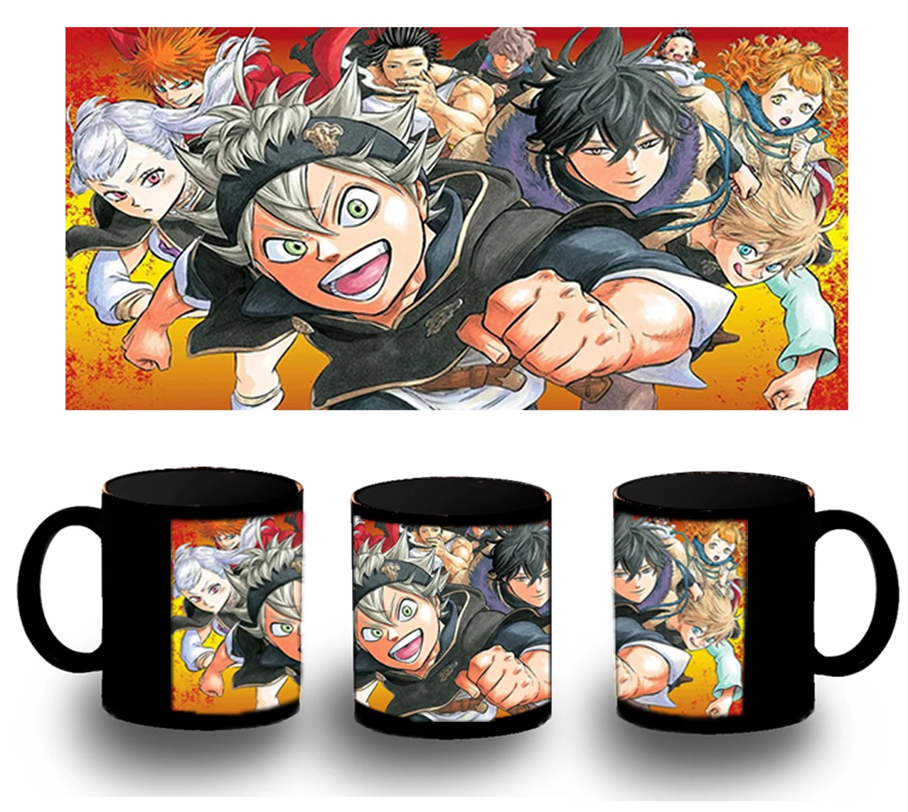 CUP FULLY BLACK black CLOVER mug