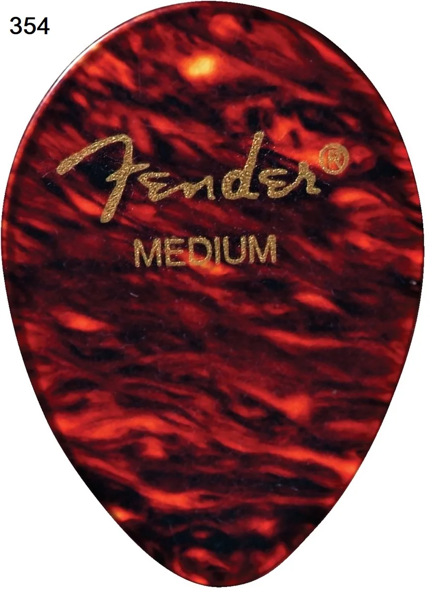 FDR 346/347/354/358/451/551 Shape Classic Celluloid Guitar Pick - Tortoise Shell, Sell by 1 piece