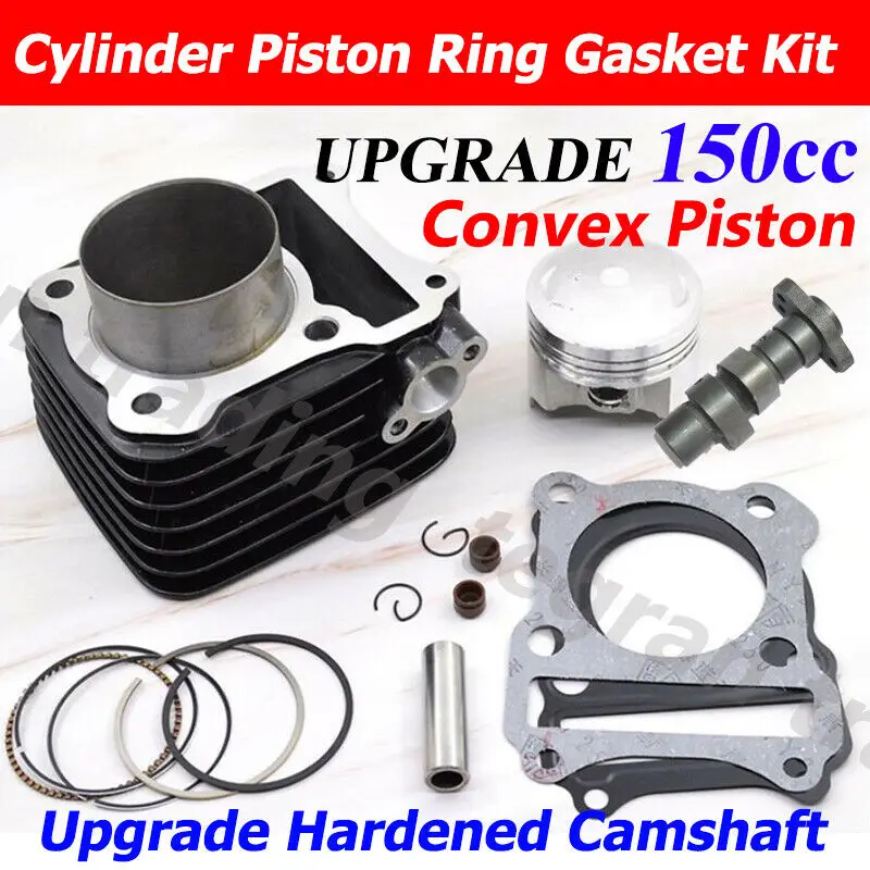 

Motorcycle Cylinder Piston Gasket Camshaft Rebuild Kit for KAWASAKI KLX125 KLX 125 Big Bore 62mm Upgrade to 150cc