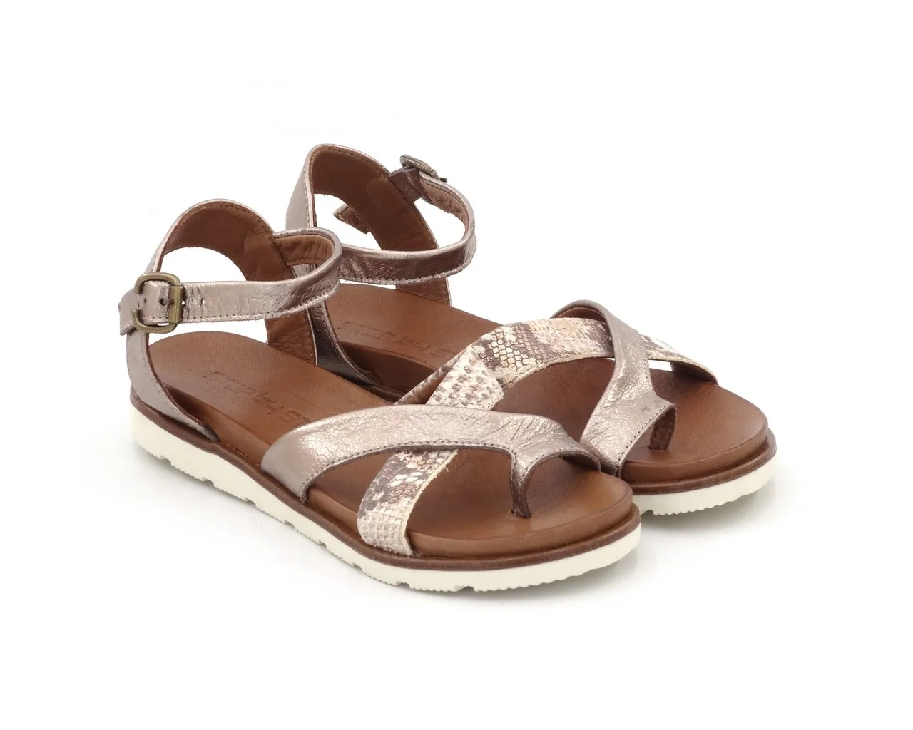 Women Sandals 2022 Fashion Genuine Leather Comfortable High Quality Leather Sandals Swimwear sandals Made in Turkey -StepByStep