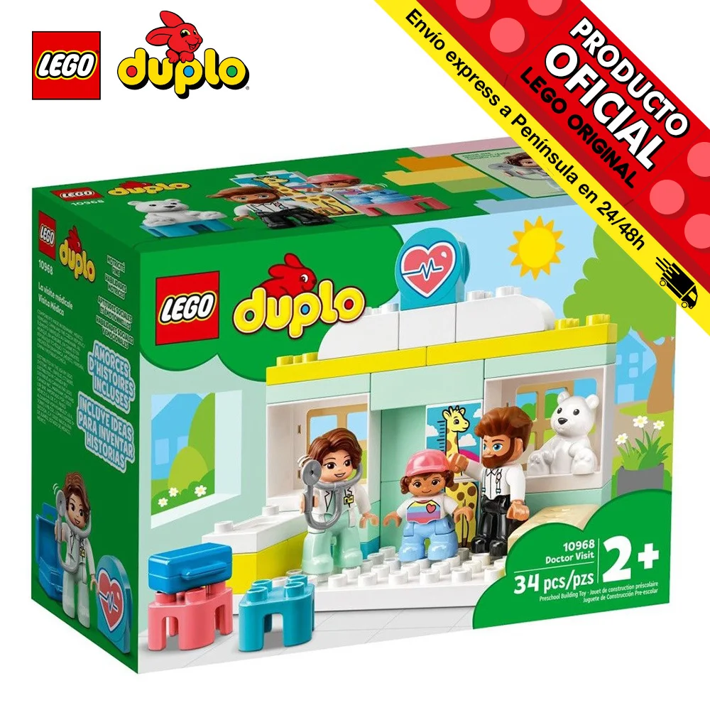 Lego Duplo Doctor Visit, 10968, toys, babies, tough, hard, safe, boys, girls, blocks, pieces, original, shop, official license, new, bricks, gift