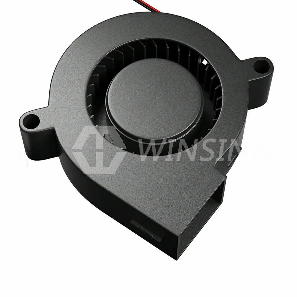 WINSINN 5015 50mm Blower Fan 5V 12V 24V, 3D Printer Micro Hydraulic / Dual Ball Bearing, Brushless Cooling 50x15mm 2PIN [4-Pack]