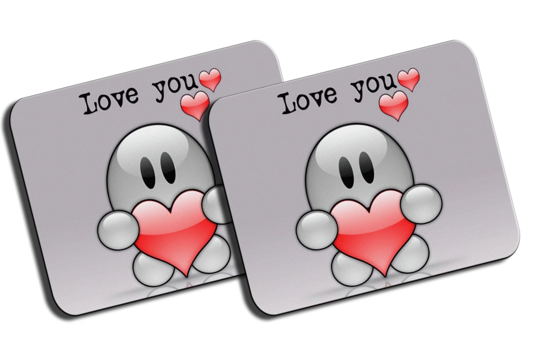 PACK 2 ALFOMBRILLAS MEDIANAS TE QUIERO mousepad raton