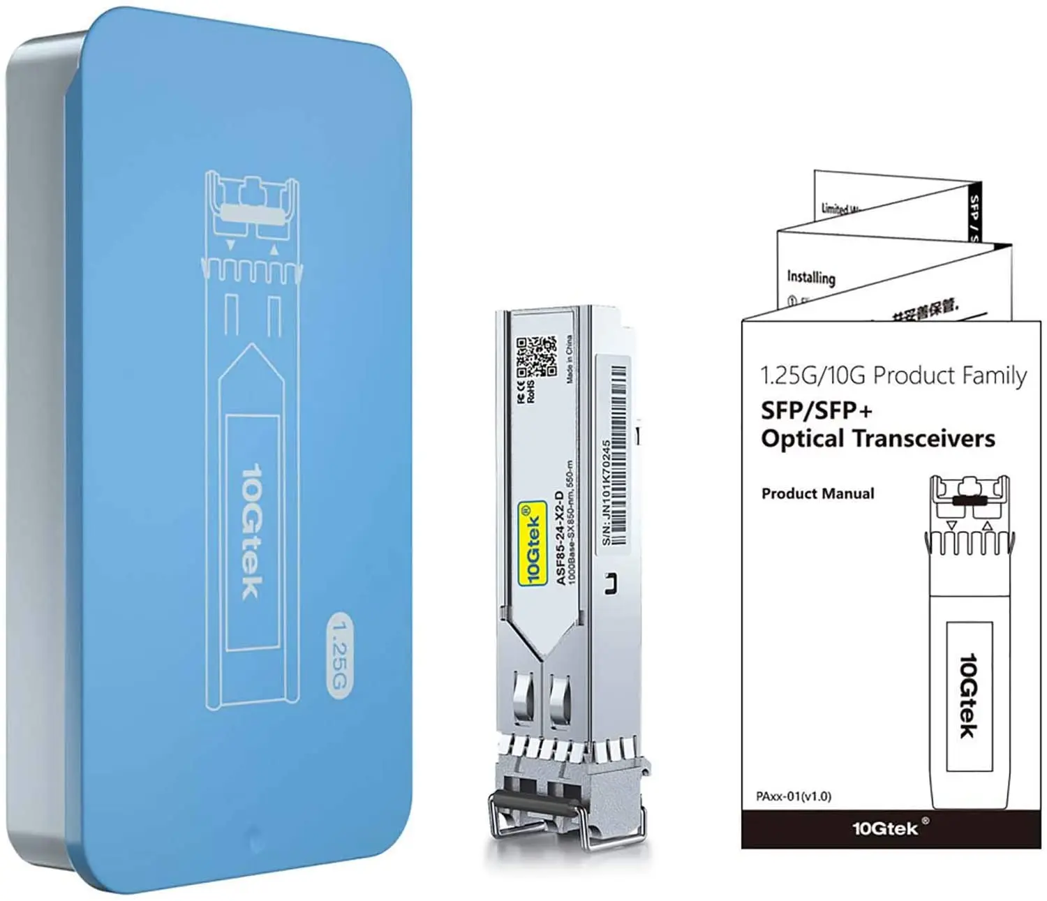 2PACK 1.25G SFP 1000Base-SX, 850nm MMF Up to 550 Meters for Cisco GLC-SX-MMD