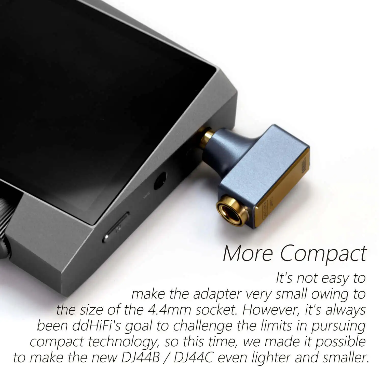 DD HiFi DJ44B/DJ44C Mark II 4,4mm Weibliche zu 2.5/3,5 Männlichen Kopfhörer Adapter Mit Gold-überzogene Kupfer Buchse – Detail 1