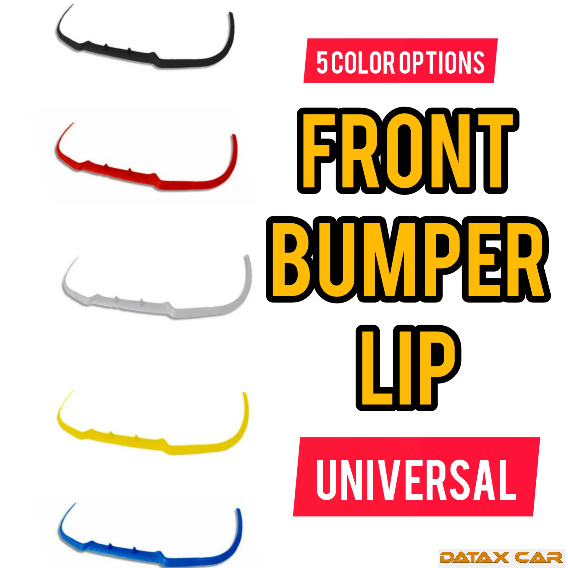 For All Car Models UNIVERSAL CUPRA R FRONT SPOILER FRONT BUMPER LIP Spoiler Lip 3 Pcs Body Kit Car Accessories Protector Quality