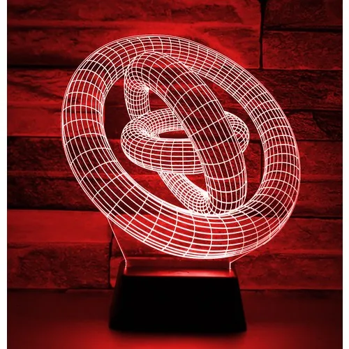 Lampada 3D giroscopio luce 3D