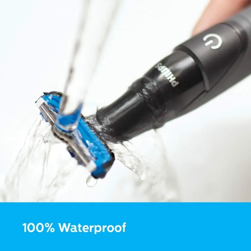 Original philips bg1024/15 barbeador elétrico recarregável masculino cuidados com o corpo barbeador para áreas sensíveis universal global (100-240v)