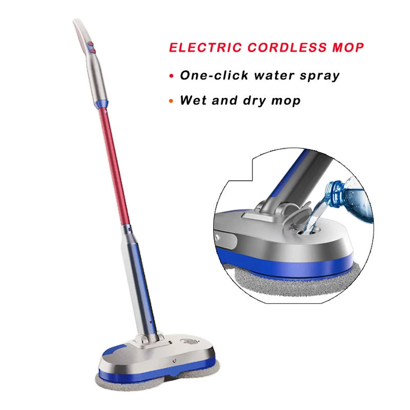 Electric Mop Vacuum Cleaners Handheld Wireless Floor Washing And Dry For Wash Portable Water Smart Cleaner Home