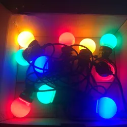 G50 Multicolor Globe String Lights Colorful Garland Lights Waterproof for Halloween Christmas Wedding Indoor Outdoor  Decoration