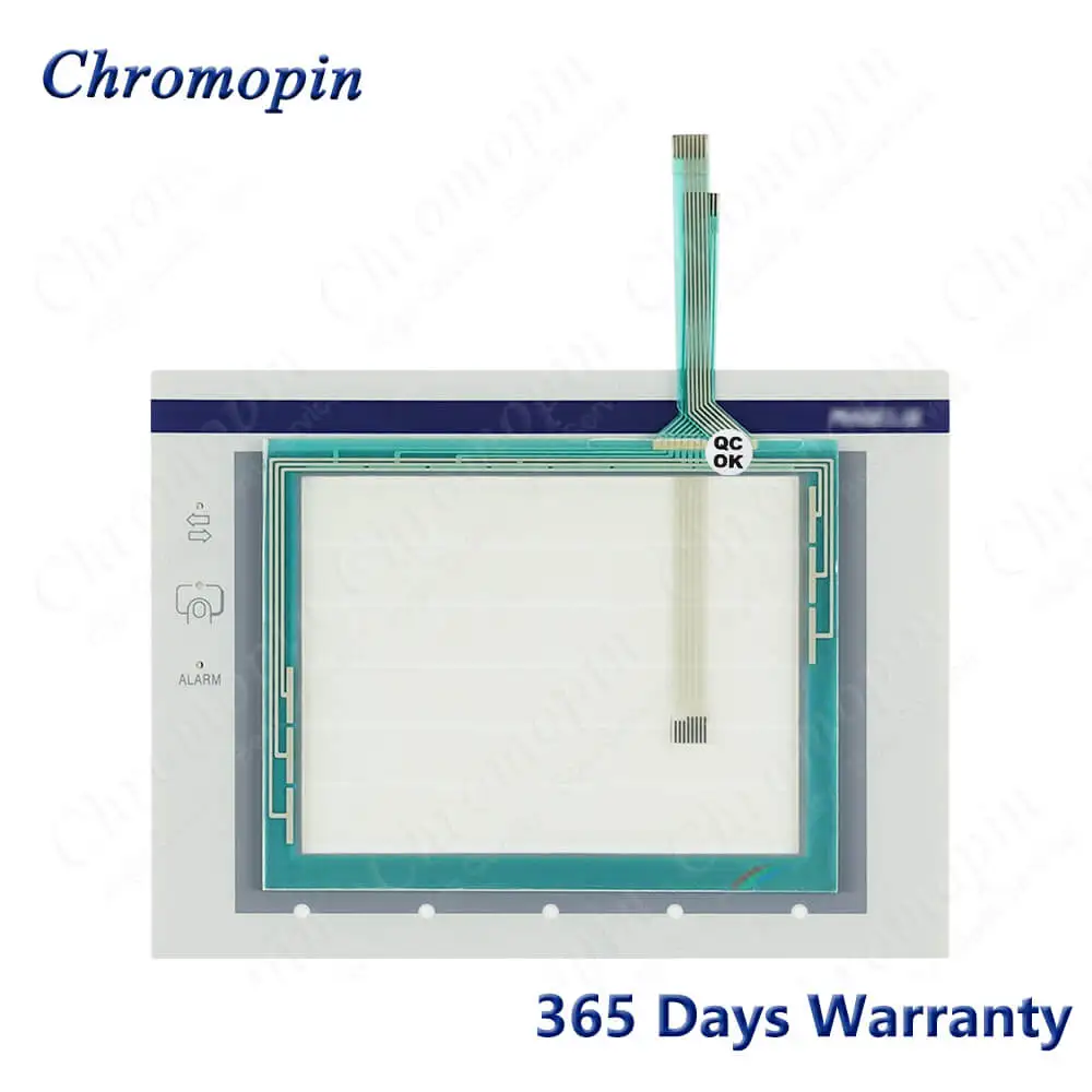 XBTF032110 Touch Panel Screen Glass Digitizer for Schneider XBTF032310 XBTF032310TA Touchscreen and Front Label Overlay