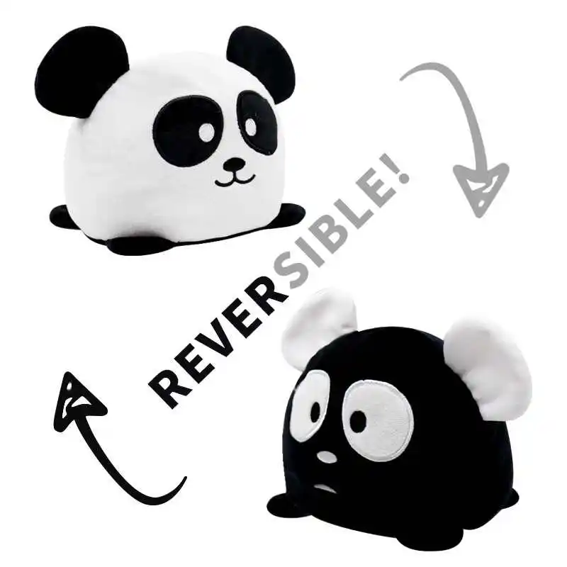 Reversible stuffed animals 15cm. Stuffed animals. Reversible stuffed animals. Double-sided plush. Ideal for gift