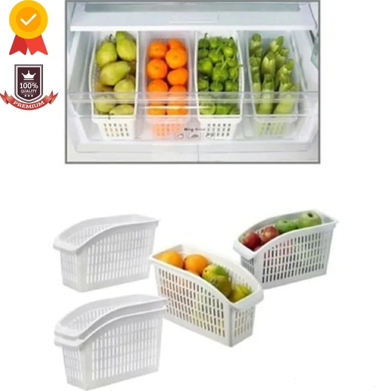 | 6 pieces | Kitchen Refrigerator Organizer Storage Box Kitchen Food Container Plastic Storage Box Kitchen Home Tools