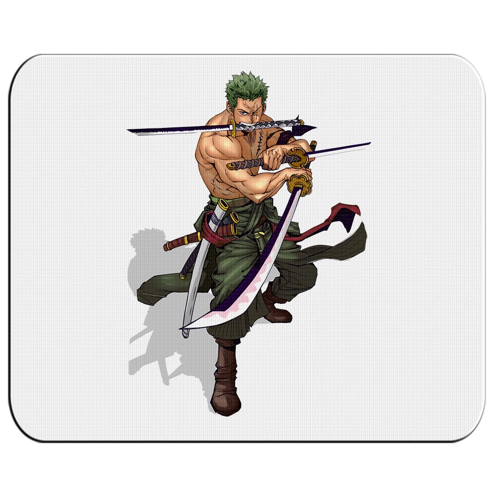MATTE KLEINE ZORO THREEFOLD KATANA PIRATE mousepad raton