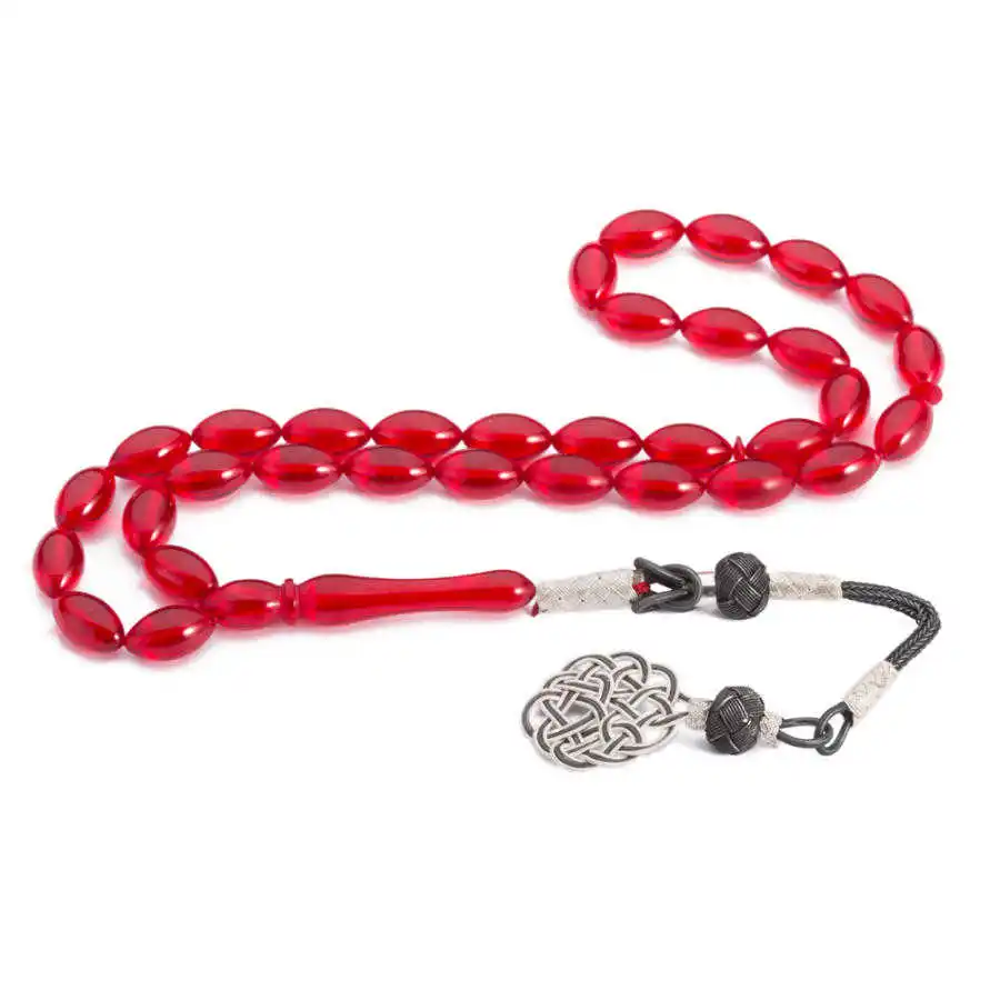 Red Barley Cut Bakalite Rosary Stylish Design That Provides Long-term Good Quality And Durability Luxury New Prayer