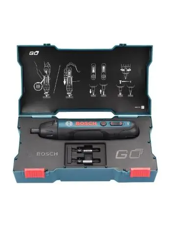 Bosch – Mini tournevis électrique Go 2, 3.6V, Rechargeable, automatique, perceuse à main