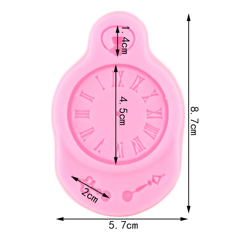 Mechanical Vintage Clock Silicone Mold Steampunk Gear Cake Border Fondant Cake Decorating Tools Chocolate Mould Clay Resin Molds