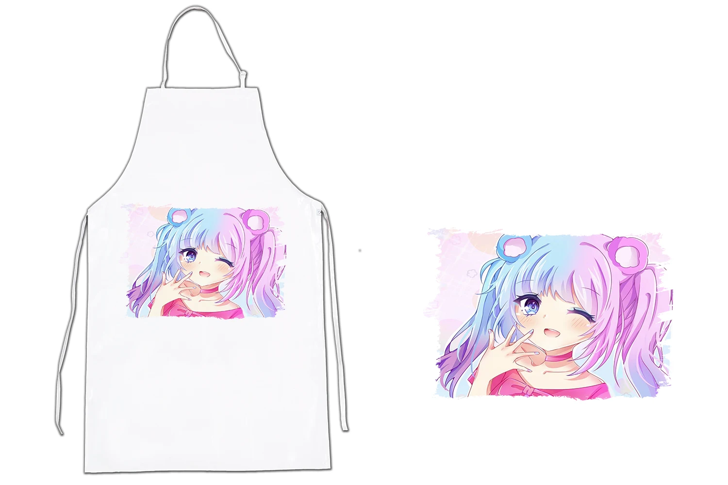 Apron GIRL SWEET BEAR CUQUI kitchen kitchen apron