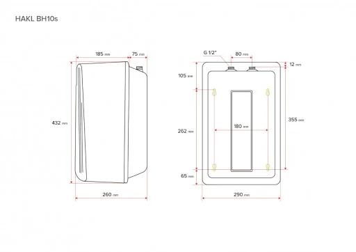 HAKL BH 10s Electric Storage Water Heater with Thermostatic Switching and Pressure Operation