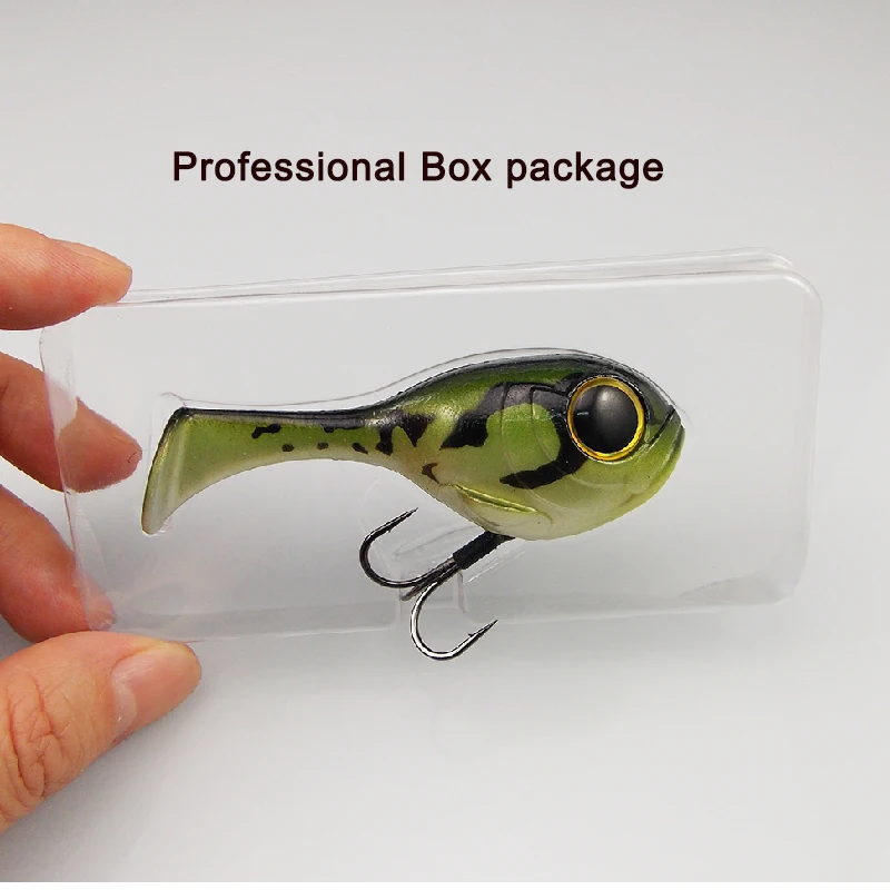 ESFISHING Deraball – Senuelo pez globo siliconado 82mm 24g - imagen 2