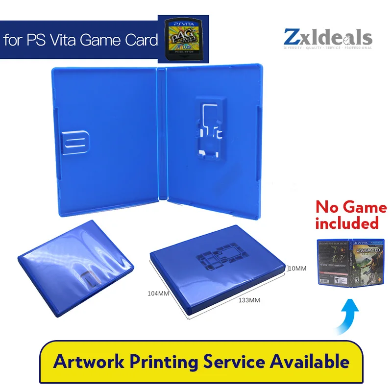 Caso di sostituzione Per Playstation Per PS Vita Gioco Carrello Scatola di Cartucce di Ricambio Blu