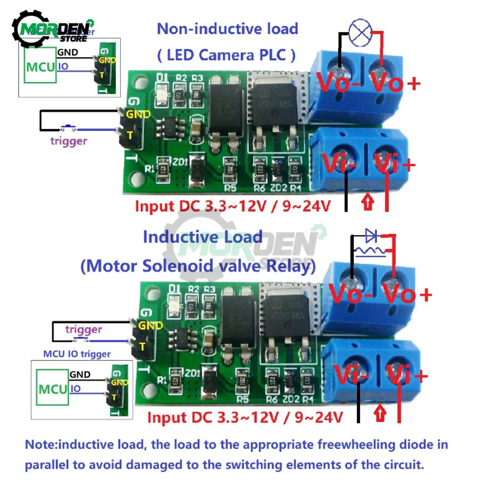 Relay Module Bistable Self-Locking Switch 3.3V-12V 3-8A Low Pulse Trigger Board Flip-Flop Latch Dropship Power Supply