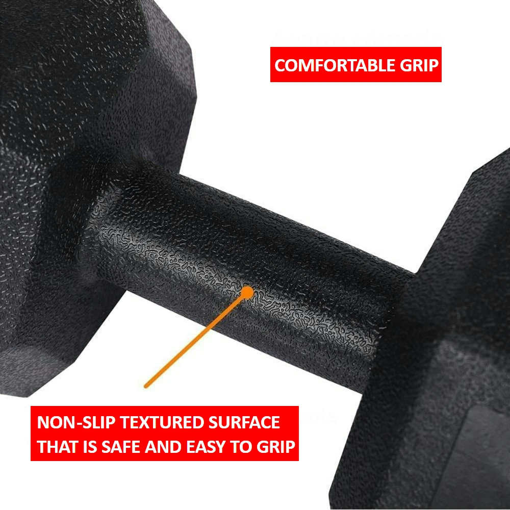 2 pcs/set Hex Dumbbell 2.5-10Kg Vinyl Coating Muscle fitness Free Shipping image 4