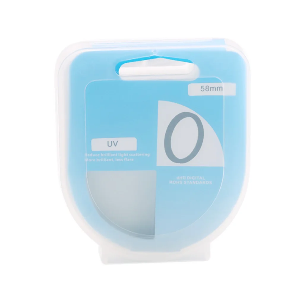 Protector de lente de filtro ultravioleta UV Digital súper Delgado, 58mm, Canon, Nikon, Sony, Pentax, LC5108