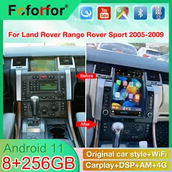 For land rover range sport 2005 2006 2007 2008 2009 android 12 auto radio multimedia player auto audio vertikale bildschirm 12,1