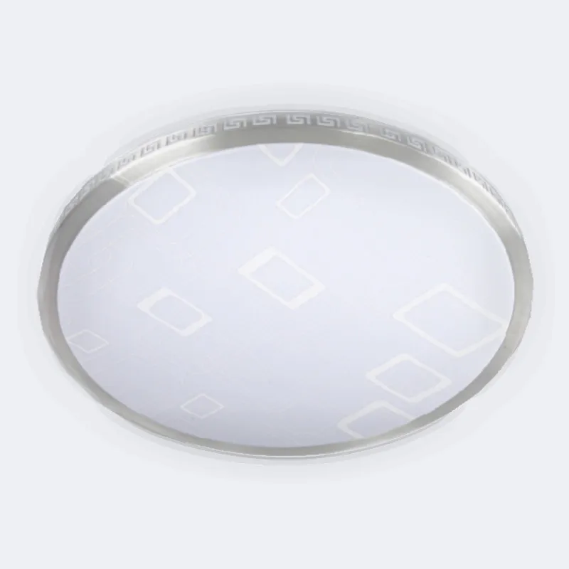 Round LED ceiling lamp 39X39 cm, 30W + 30W, 2700 lumens, dimmable in 3 lights: white, warm light, yellow light.