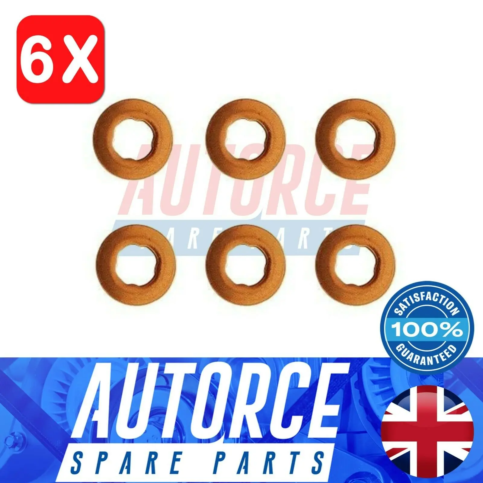 6X FOR MERCEDES SPRINTER VIANO VITO X-CLASS V-CLASS FUEL INJECTOR SHIM TO 6010171360