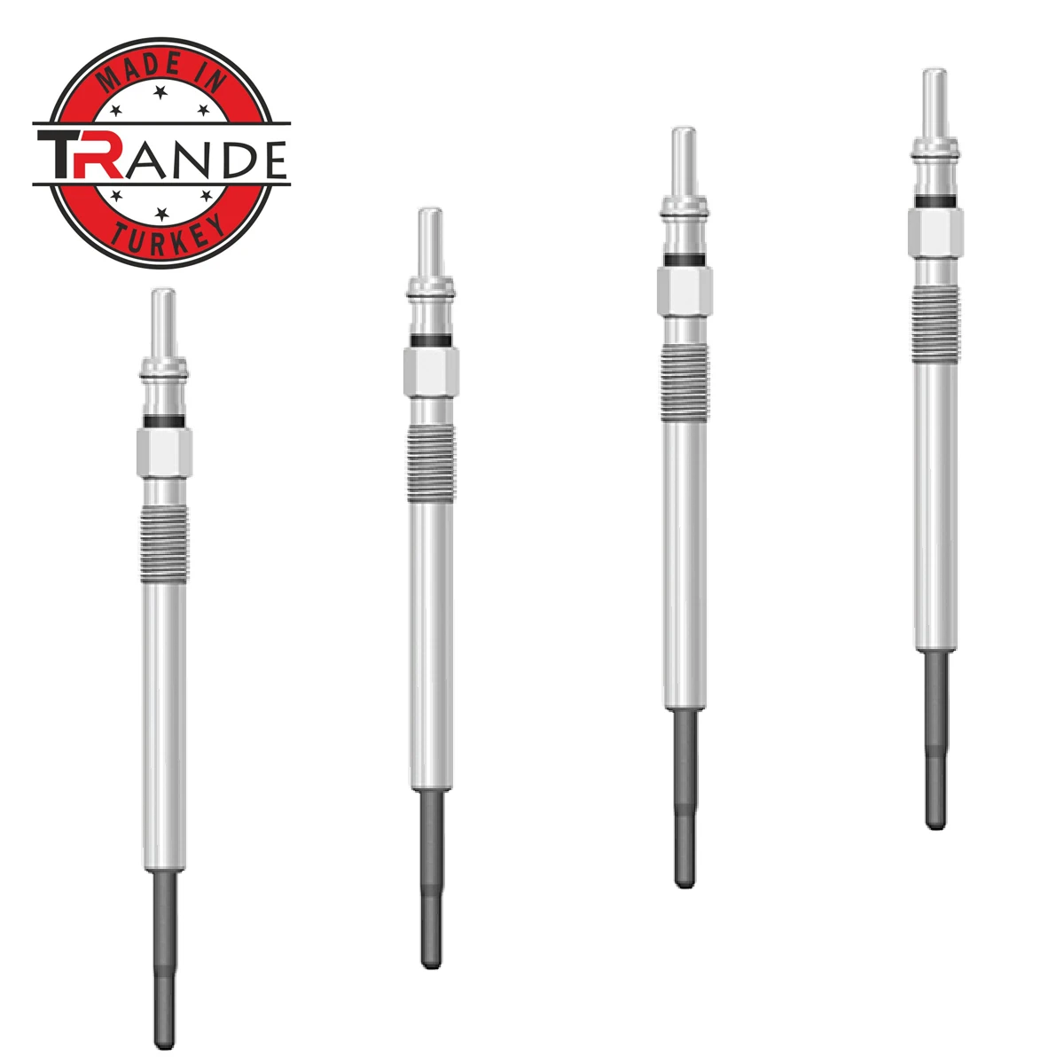 Trande Diesel Engine Heater Glow Plug 4 Pcs 5V For GE135 Made In Turkey Trande Store Guarantee