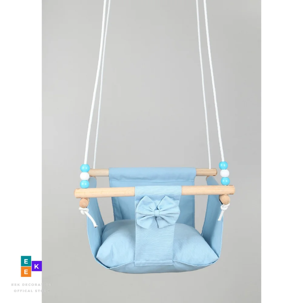 Baby Swing Play Activity Children Hammock Fun Hanging Boys Girls Babies Kids Safe Toy Rocking Chair Canvas Seat Models