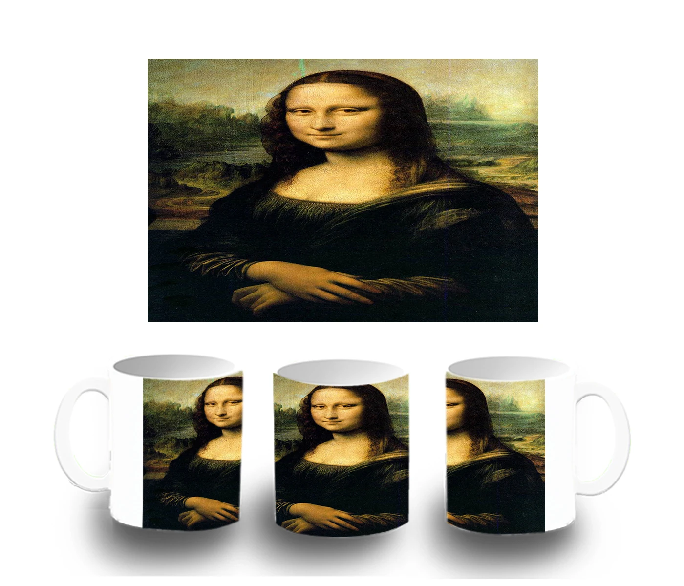 Plastic CUP GIOCONDA MONALISA BOX plastic mug