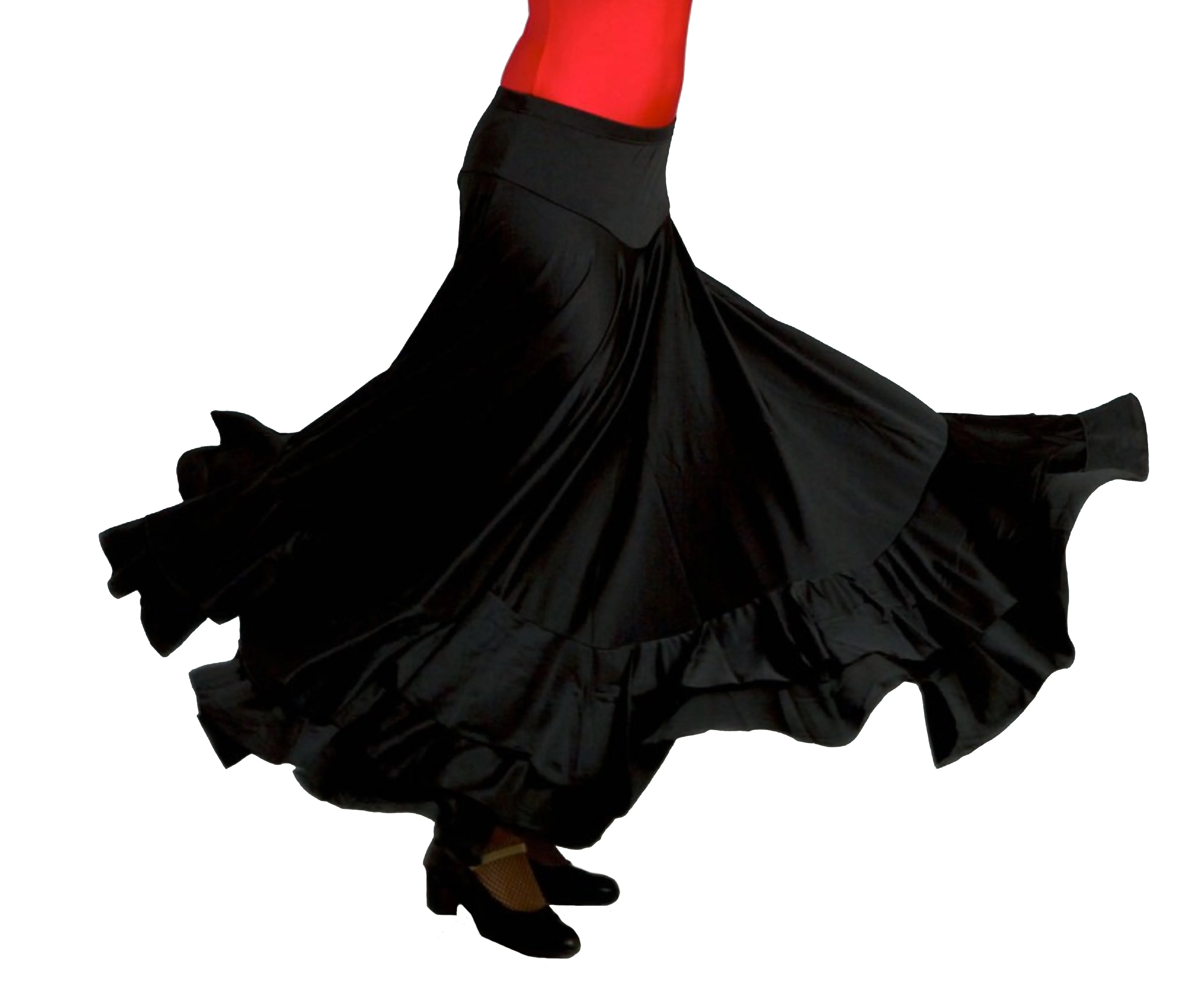 Girl flamenco dance skirt