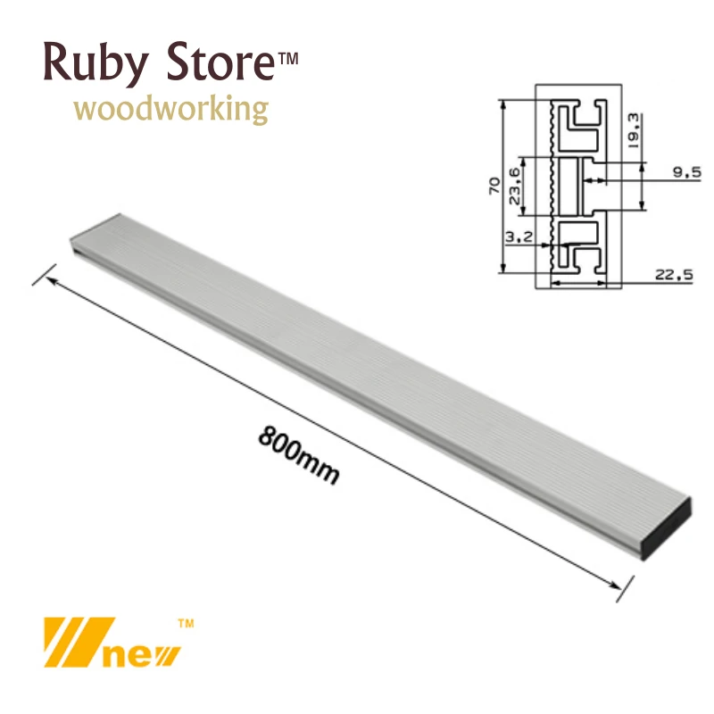 800mm W-new Aluminium Profile / Fence, Woodworking, Table Saw, CNC