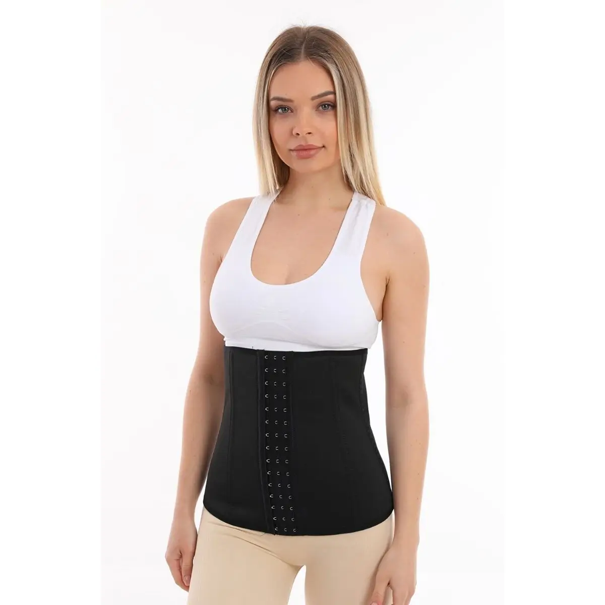 Latex Corset Postpartum Anti-Sagging Firming Waist and Belly Steel Underwire Slimming Firming Corset