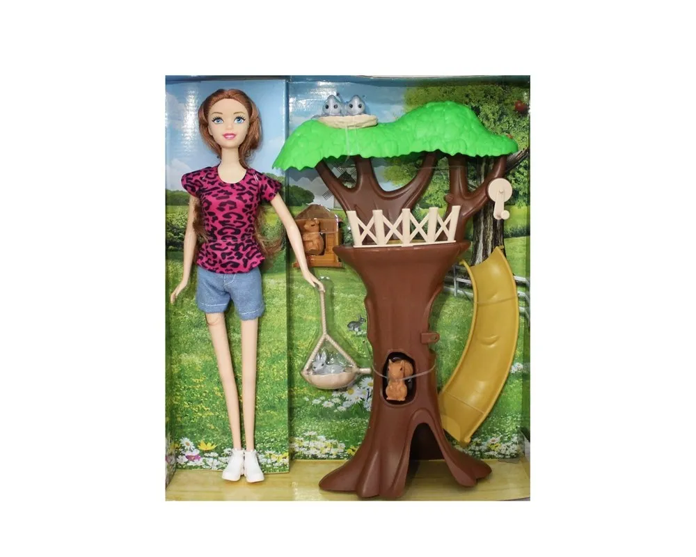 

Kaibibi Farm Tree Play Set, Your children will love it with the farm animals and tree in Kaibibi Farm Tree Play Set.