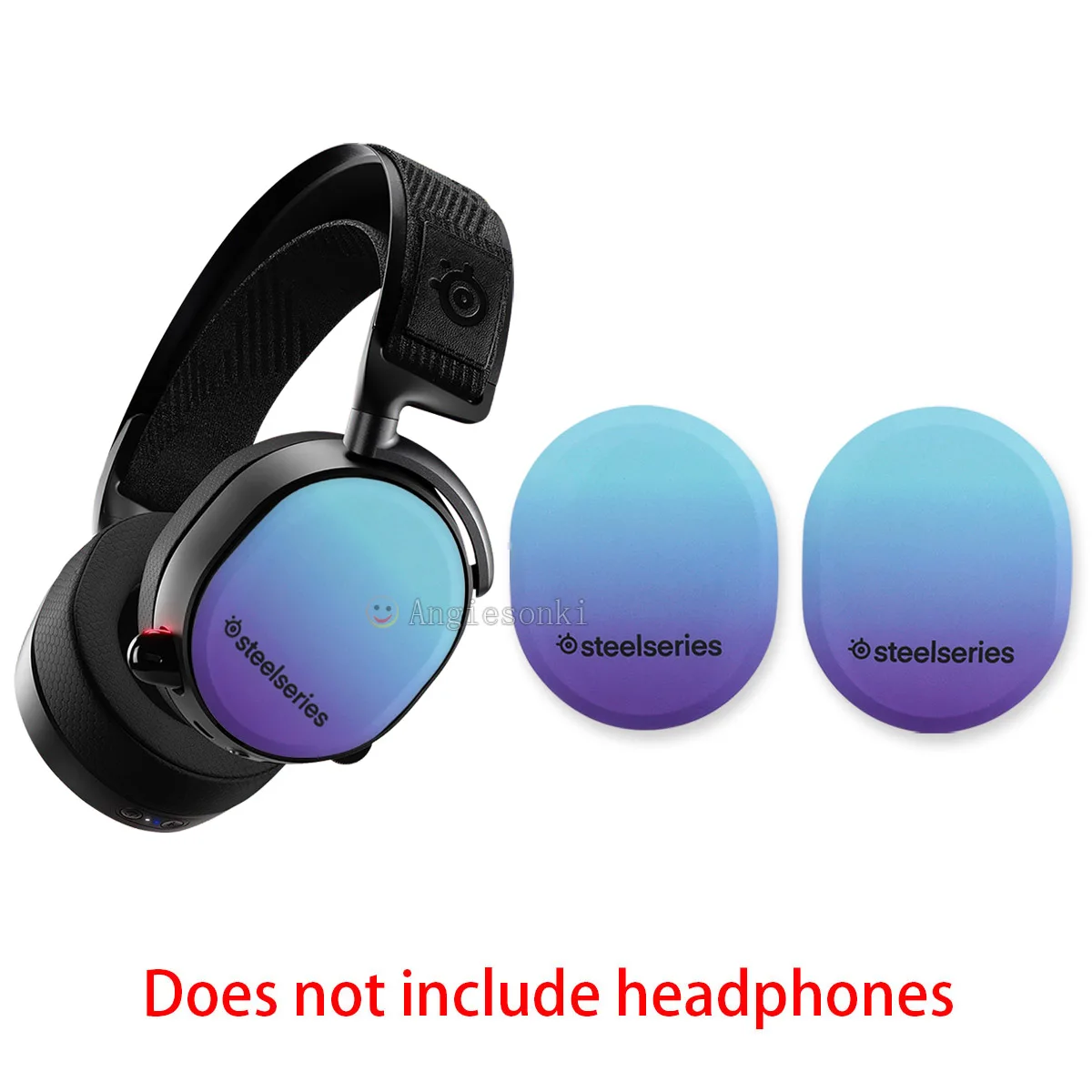 1Pair Side Covers For Steel.Series Arctis Pro Wireless Headset Multi Color Magnet