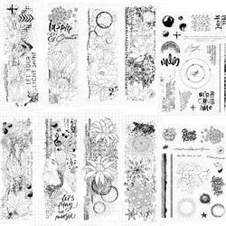 French Background Metal Clear Stamp Cutting Die For Scrapbooking Photo Album Decoration Embossing Paper Card Craft A634