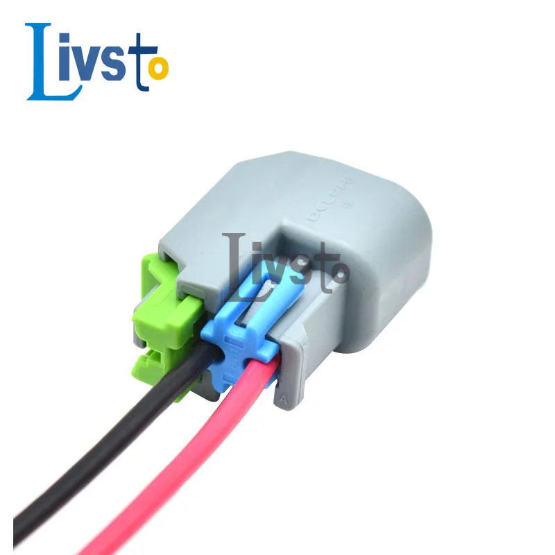 2 Pin 1.5mm 15419715 EV6 USCAR Auto Fuel Line Quick Injector Female Wire Harness Connector