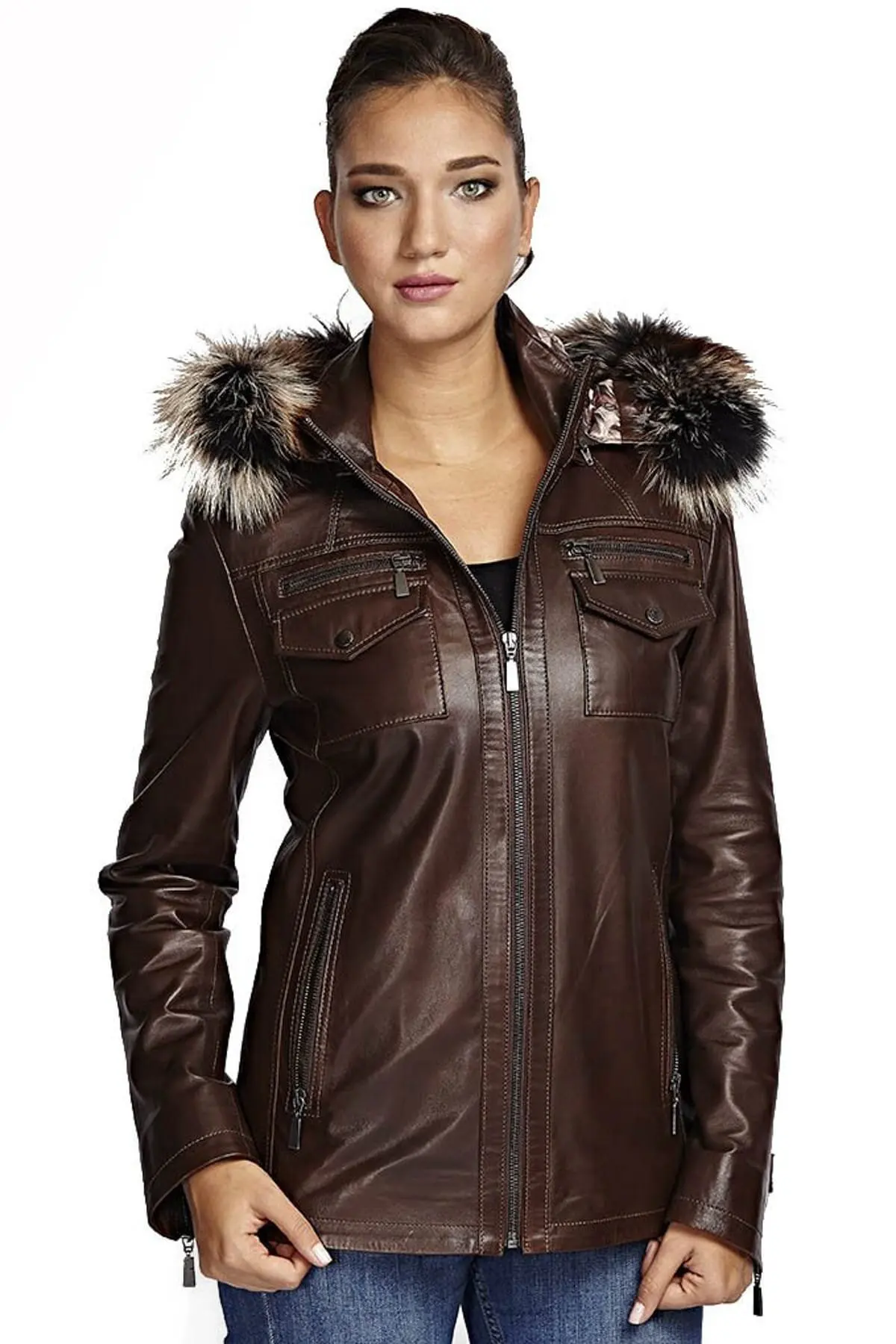 

Women Genuine Sheepskin Jacket Autumn Spring Montları New Fashion Design Clothes Soft Quality Leather Jackets