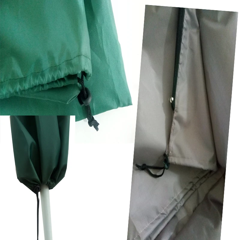 Covers for  luxury parasol/umbrella, D35xH250cm, 200cm zipper on one side, Waterproof and Dustproof, 5 colors custom made