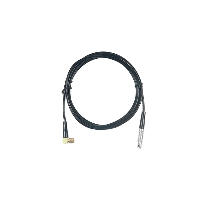 single UT connector cable compatible with style lemo 00 to 90 degree Microdot Cable for flaw detector