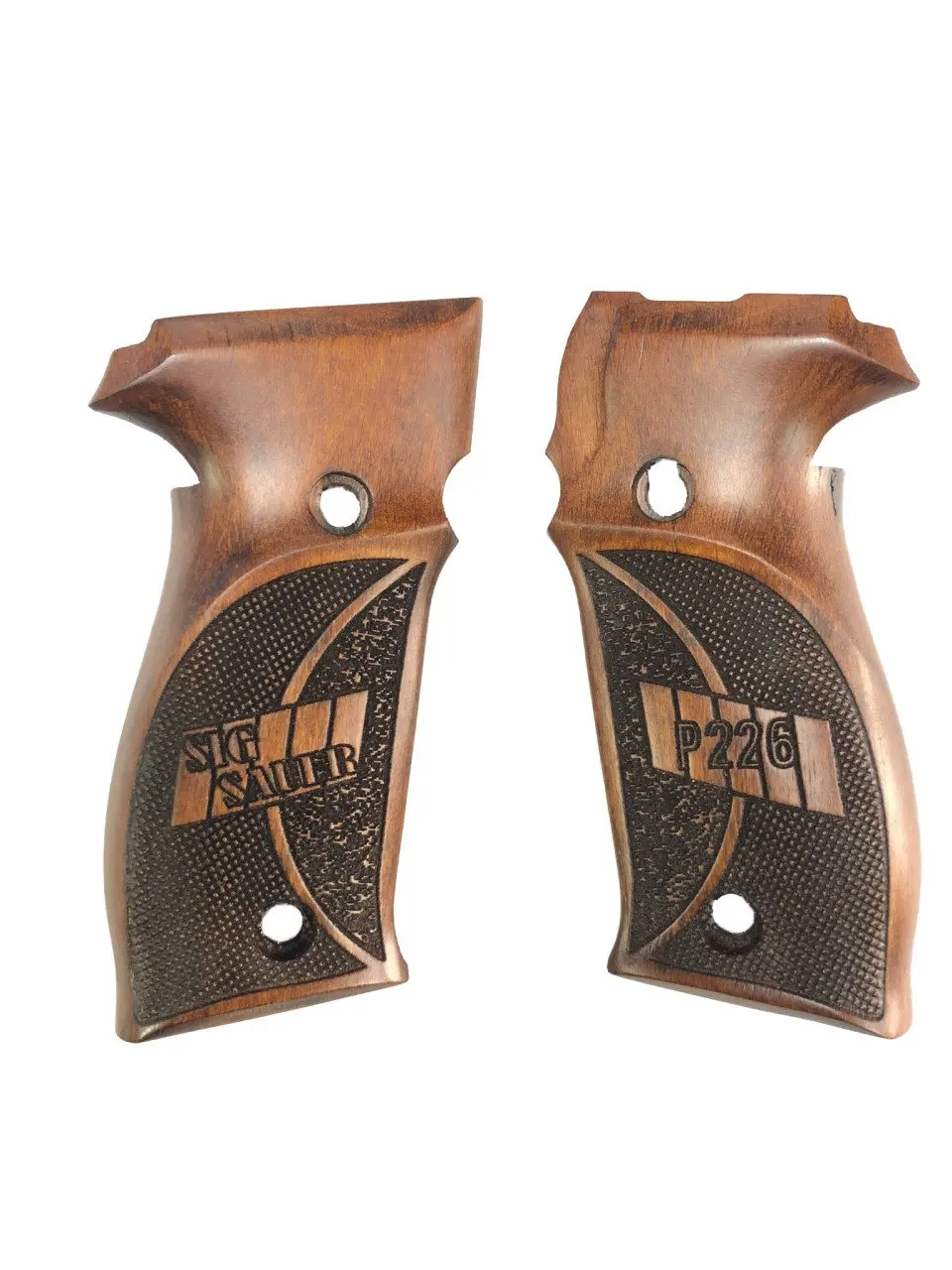 Sig Sauer P226 handle handmade walnut wood set.1