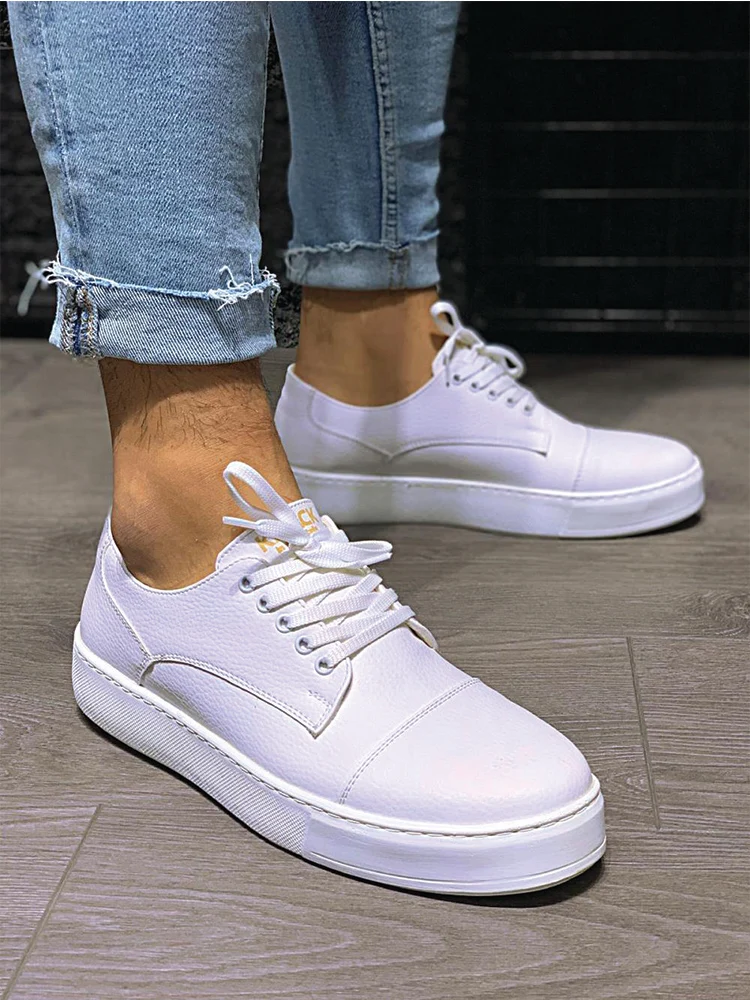 Knack Günlük Ayakkabı 050 Beyaz Şık Tasarım Spor Model Men's Shoes Men's Sports Shoes New Model Shoes Casual Shoes Stylish Shoes image 6